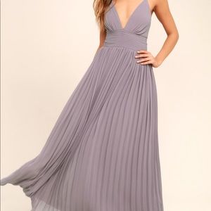 Lulus depths of my love dress in purple size small